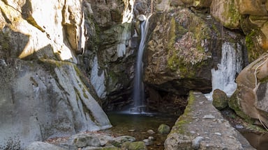 Amazing view of Kostenets waterfall, Rila Mountain, Bulgaria