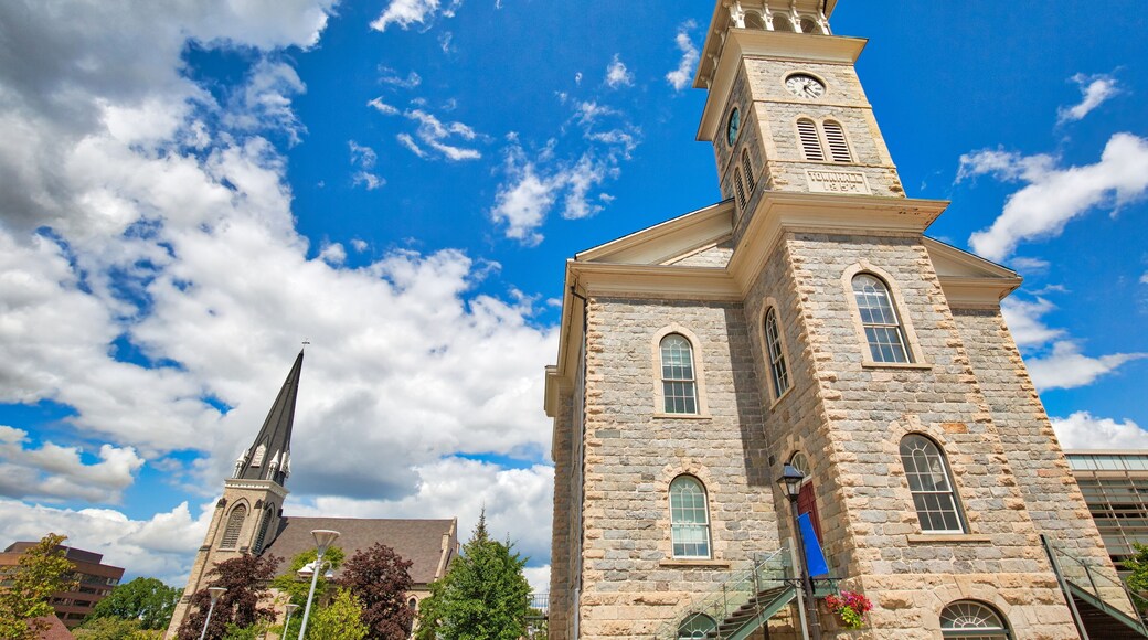 Historic city center of Cambridge, Waterloo, Canada