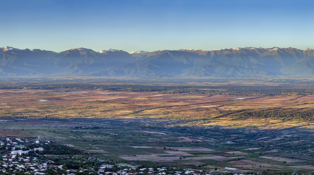 View of Alazani valley, Kakheti, Georgia
