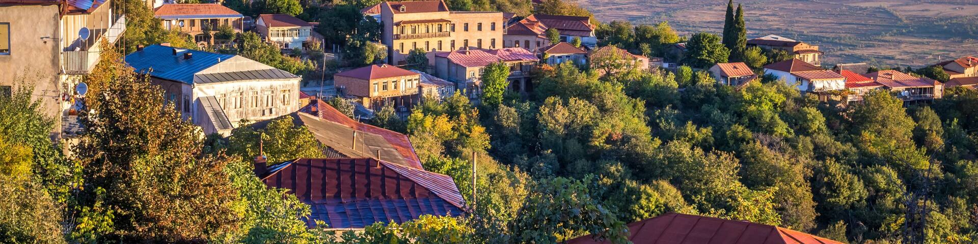 Signagi or Sighnaghi city in Kakheti region in Georgia