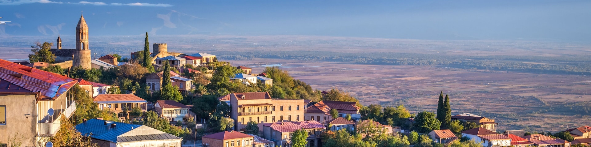 Signagi or Sighnaghi city in Kakheti region in Georgia