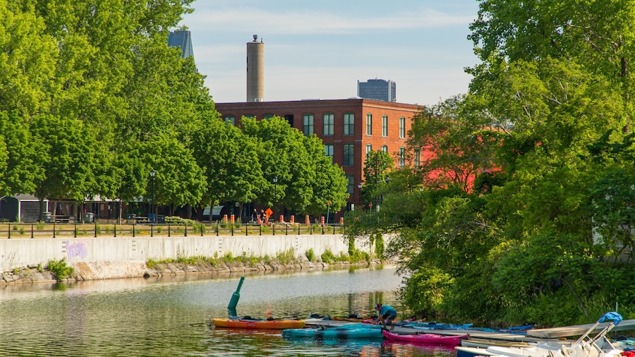 Lachine Canal National Historic Site which includes a river or creek