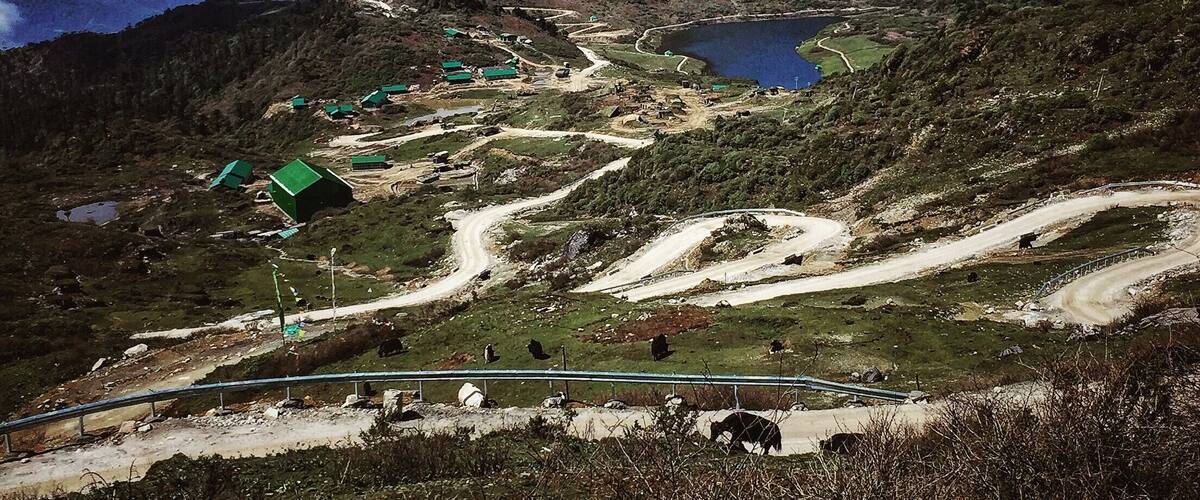 When you scale up beyond usual, you are gifted with a view as serene #himalaya #mountains