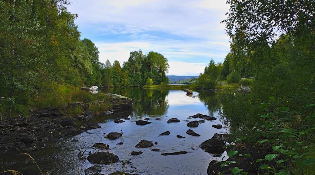 Bjoneroa on Randsfjorden, Innlandet County, Norway