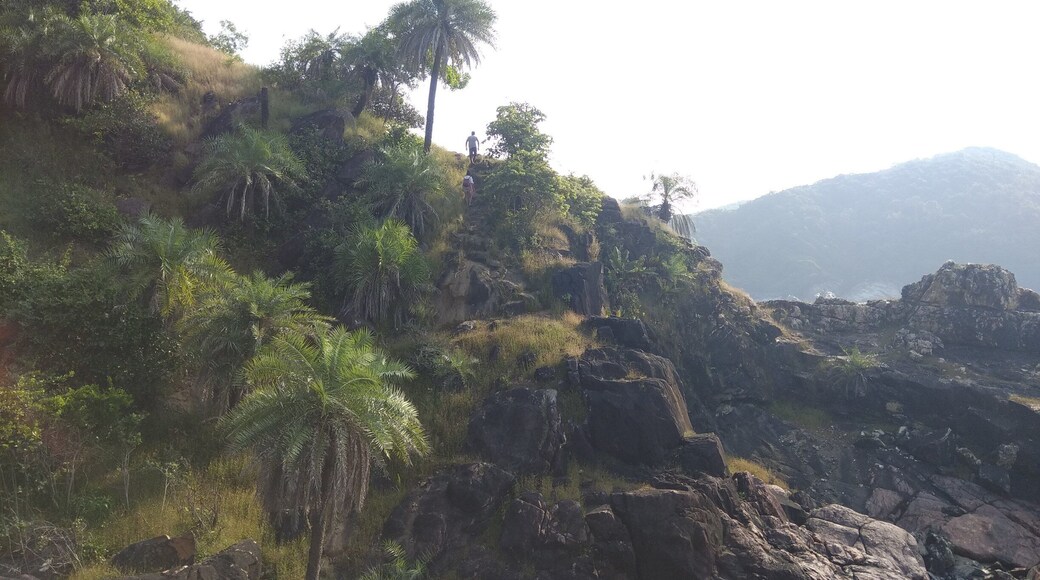 Gokarna, Connected by rail, bus & air (nearest airport Dabolim), you can stay at beach shacks on Kudle beach, Om beach & Half moon beach and enjoy the waters day & night!
The beautiful combination of mountains and beaches is sure to leave you awestruck! ;)