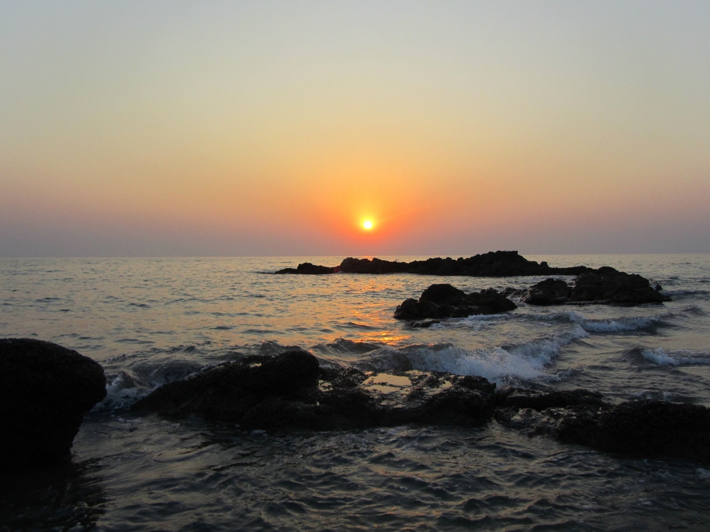 Om beach is shaped like the Hindu symbol 'om'. One of the most serene and tranquil beaches in India. There are a bunch of yoga resorts around the beach, a great place to chill out