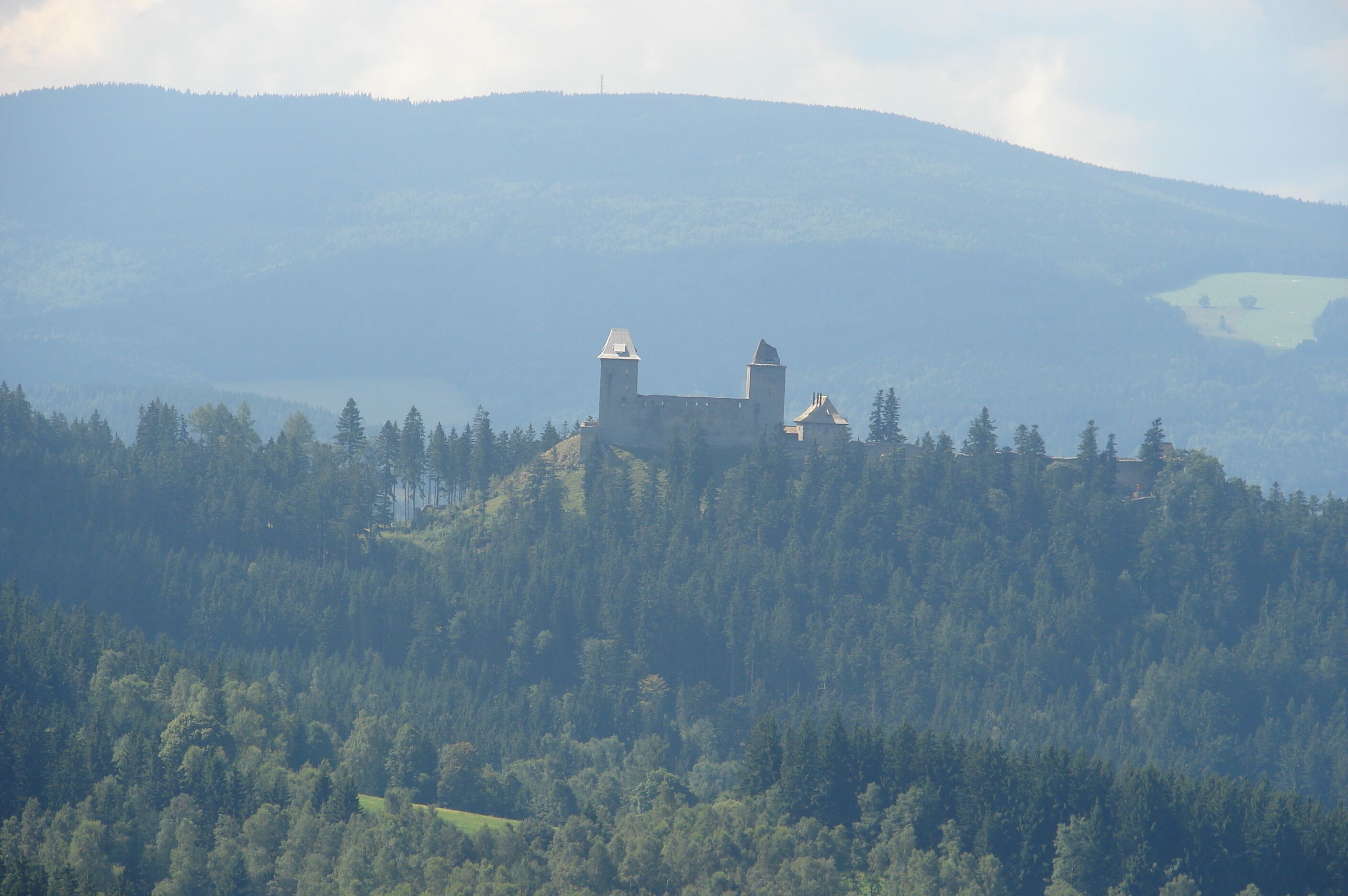 Albrechtice - rozhledna v sedle