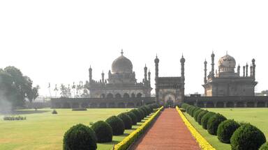 Ibrahim Rauza Mosque and Tomb" in Bijapur, India
