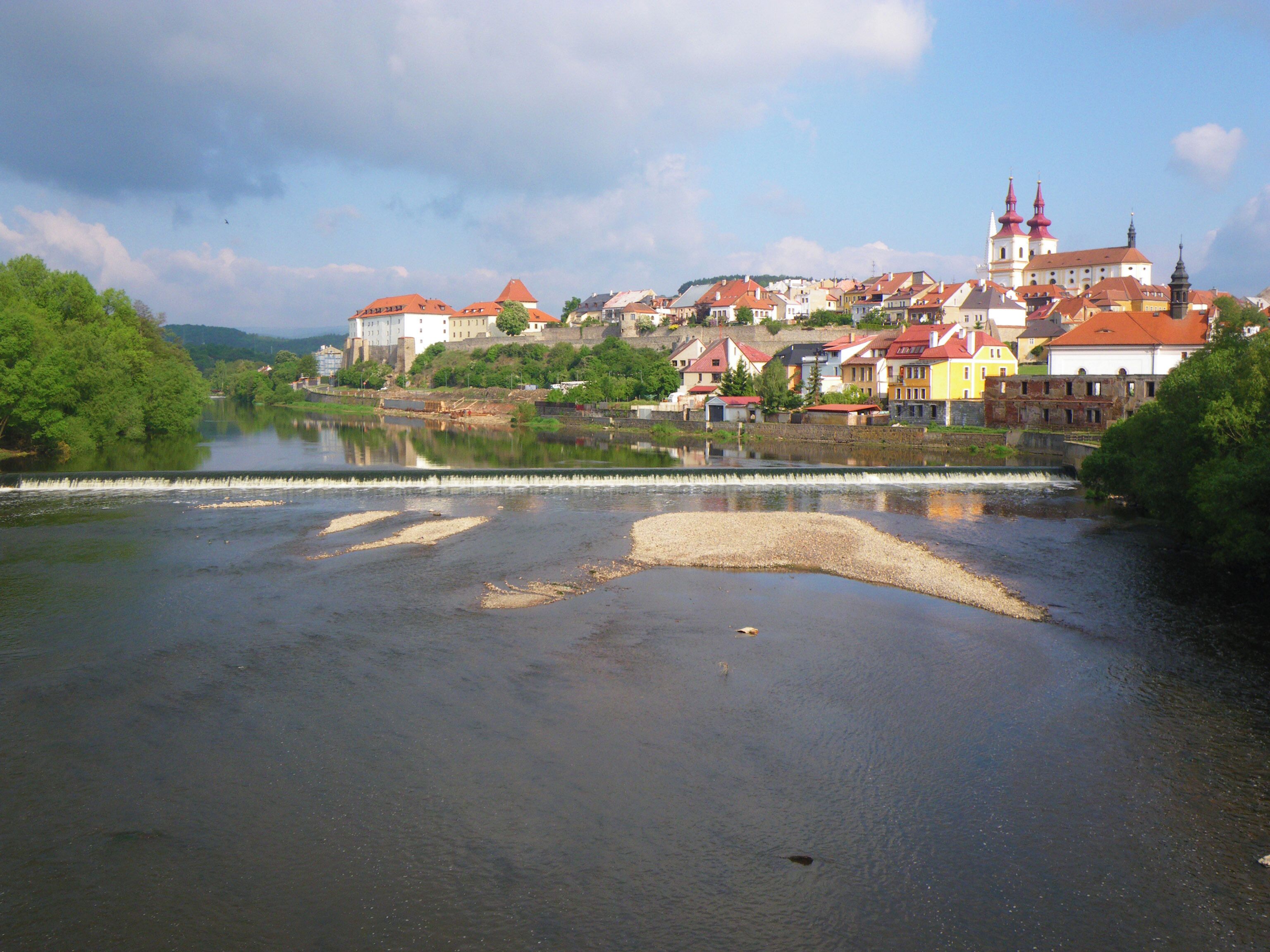 Вид на город с моста