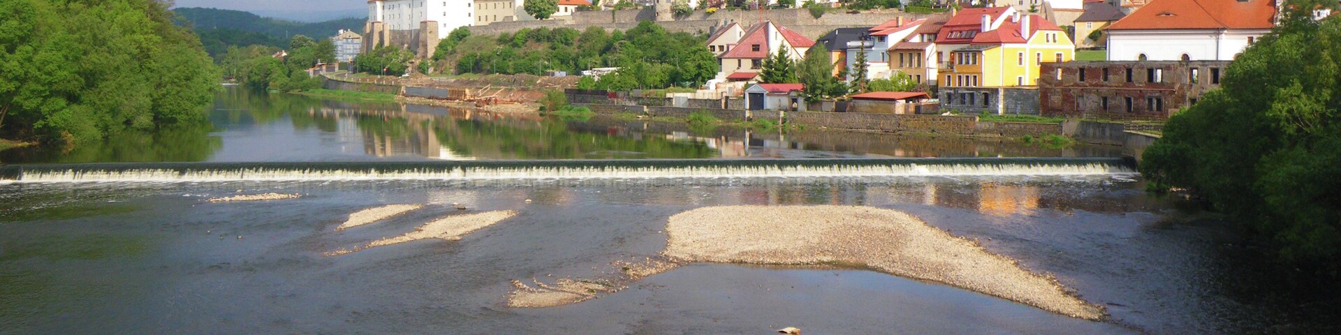 Вид на город с моста