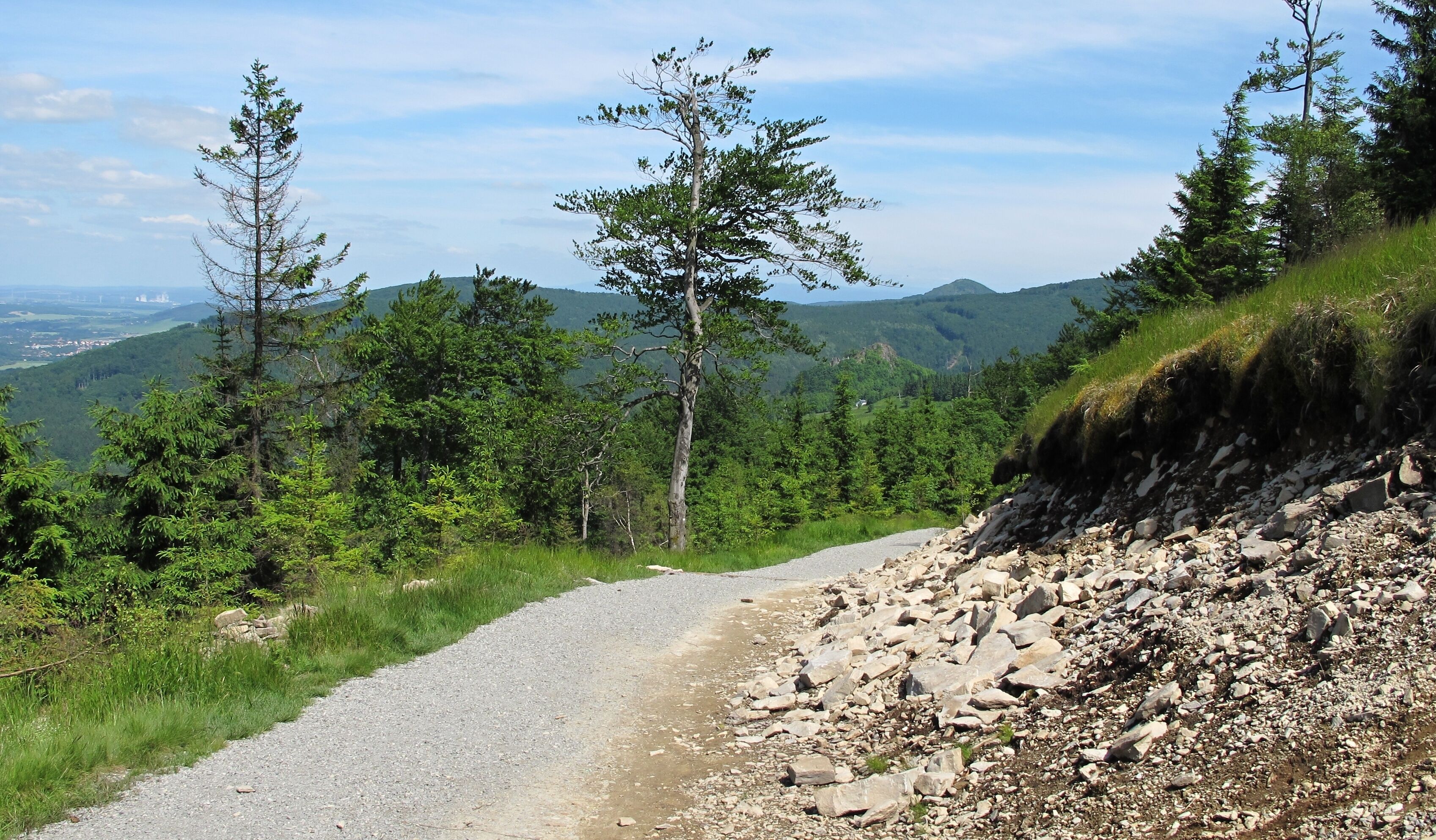 Landscape park Lužické hory near Jiřetín pod Jedlovou in Děčín District