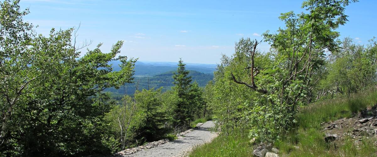 Landscape park Lužické hory near Jiřetín pod Jedlovou in Děčín District