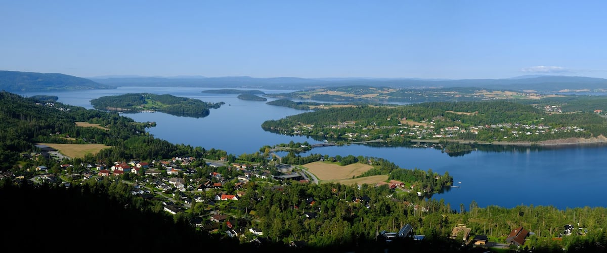 Sundvollen and Steinsfjorden, Ringerike, Norway