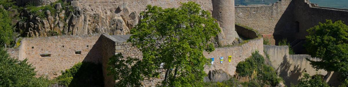 Hohlandsbourg oberhalb von Wintzenheim im Elssass