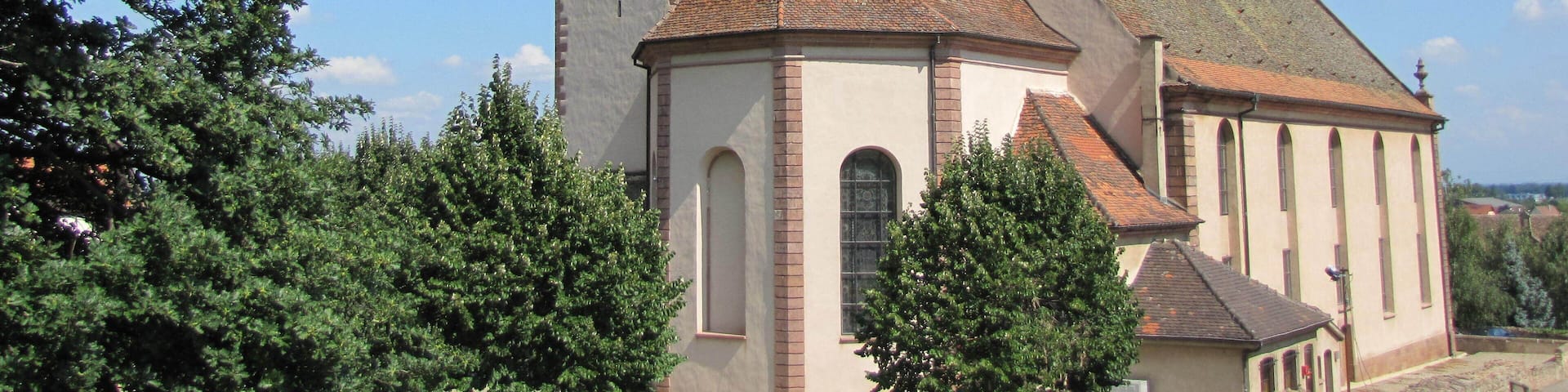 Alsace, Bas-Rhin, Église Saint-Georges de Châtenois (PA00084665, IA00124434).