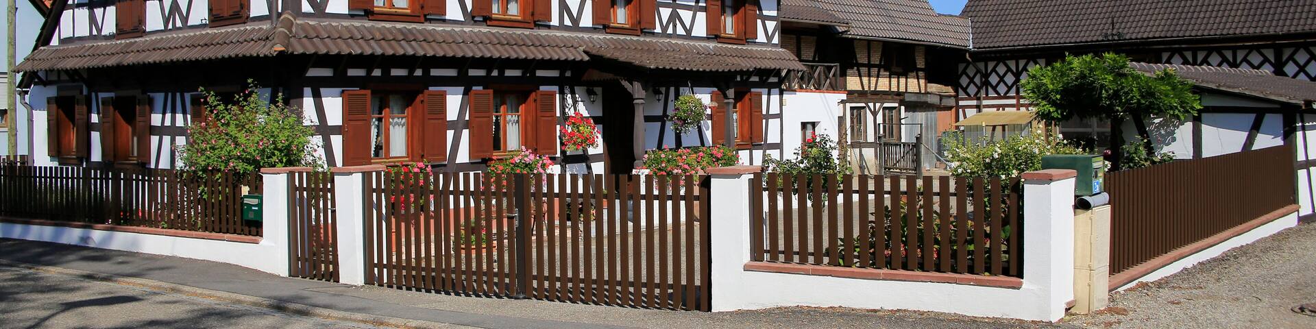 Timbered house in Sessenheim, France
