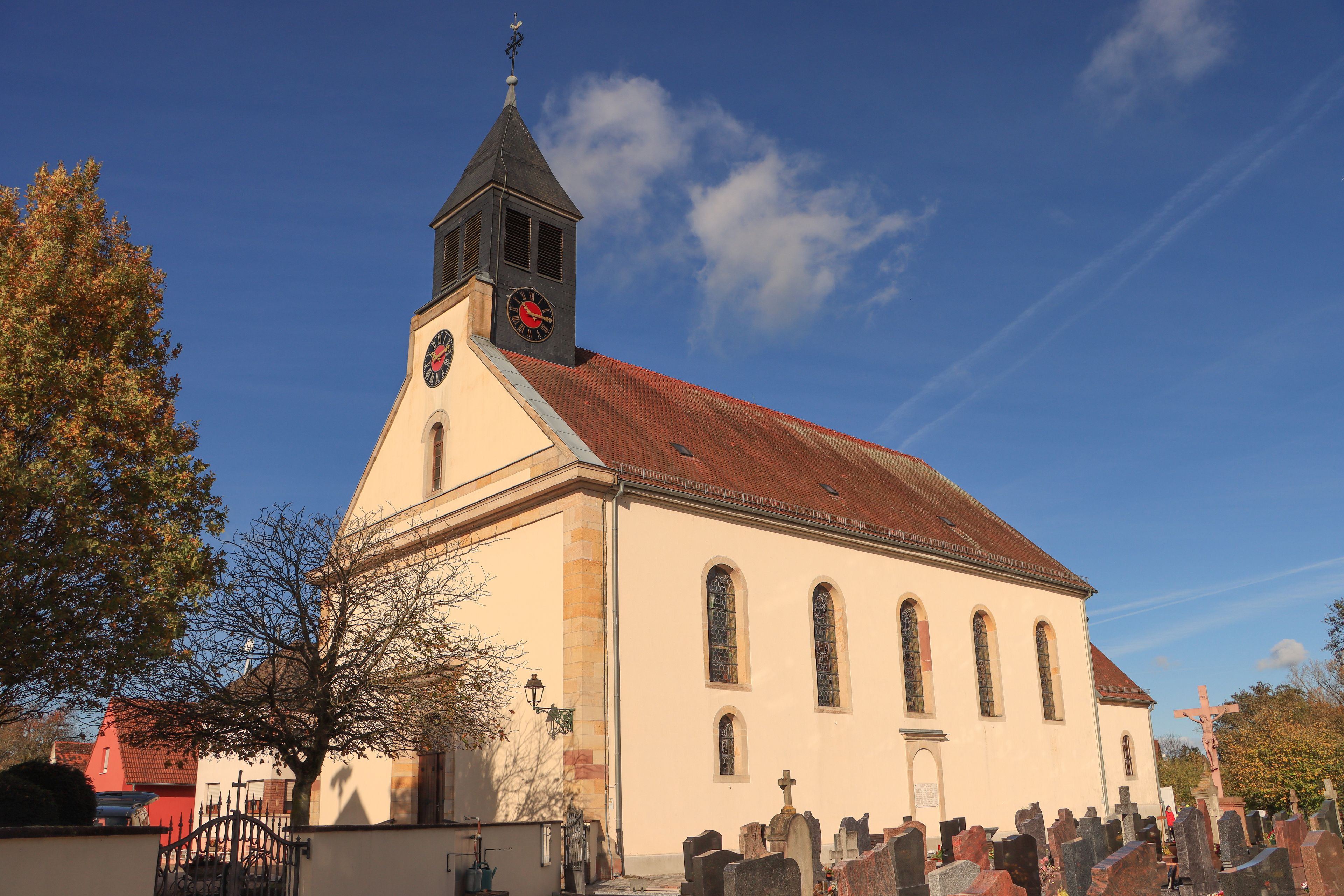 Dorfkirche im elsässischen Munchhausen