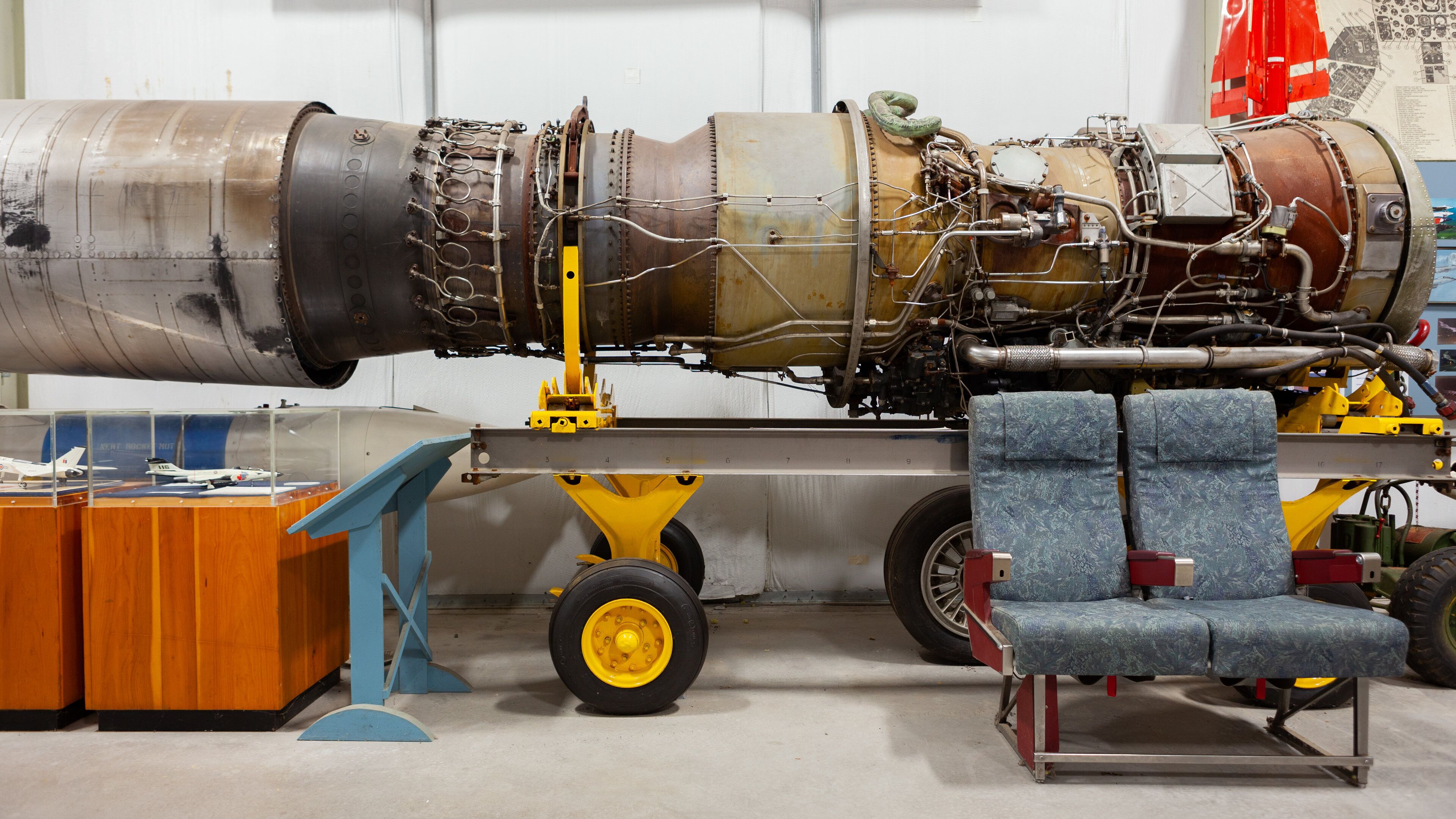 Atlantic Canada Aviation Museum showing interior views