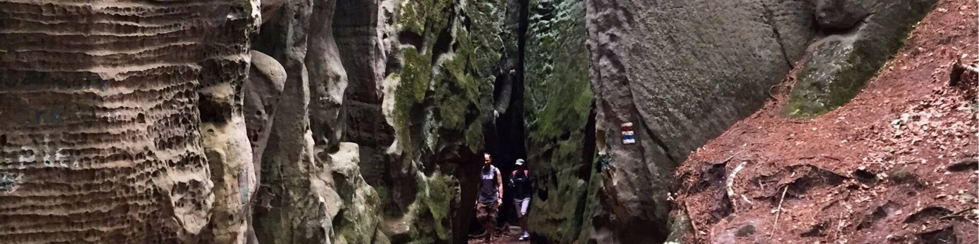 A weekend outside of Prague is normal to the locals! This is in Cesky Raj , about an hour and a half outside of Prague by car. They call this area Czech Paradise and I can see why! #weekendgetaway #czechrepublic