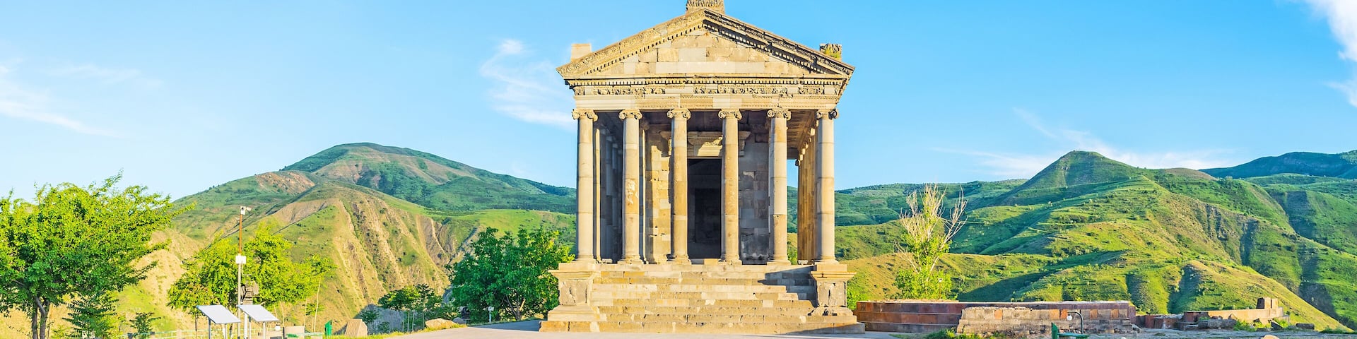 Panorama of Garni Temple
