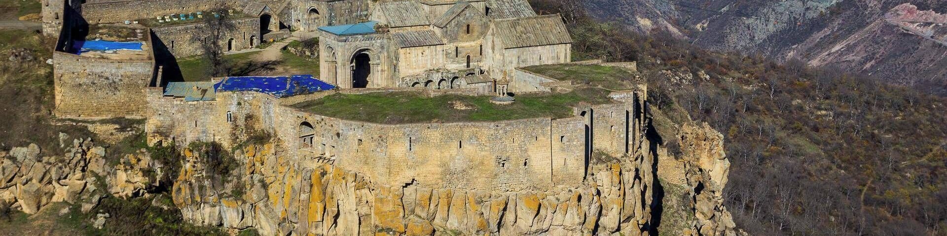 Very beautiful monastery hidden in mountains. Is accessible by cableway.