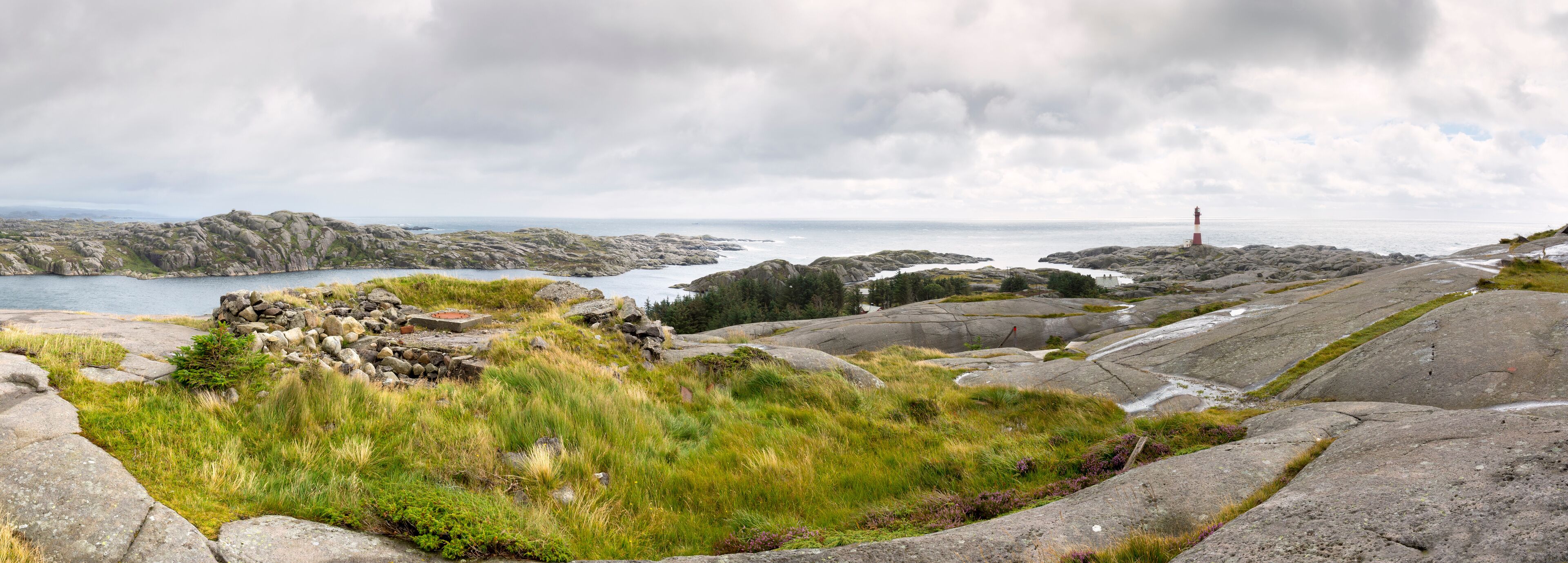 overview in Egersund Fyr in Norway 