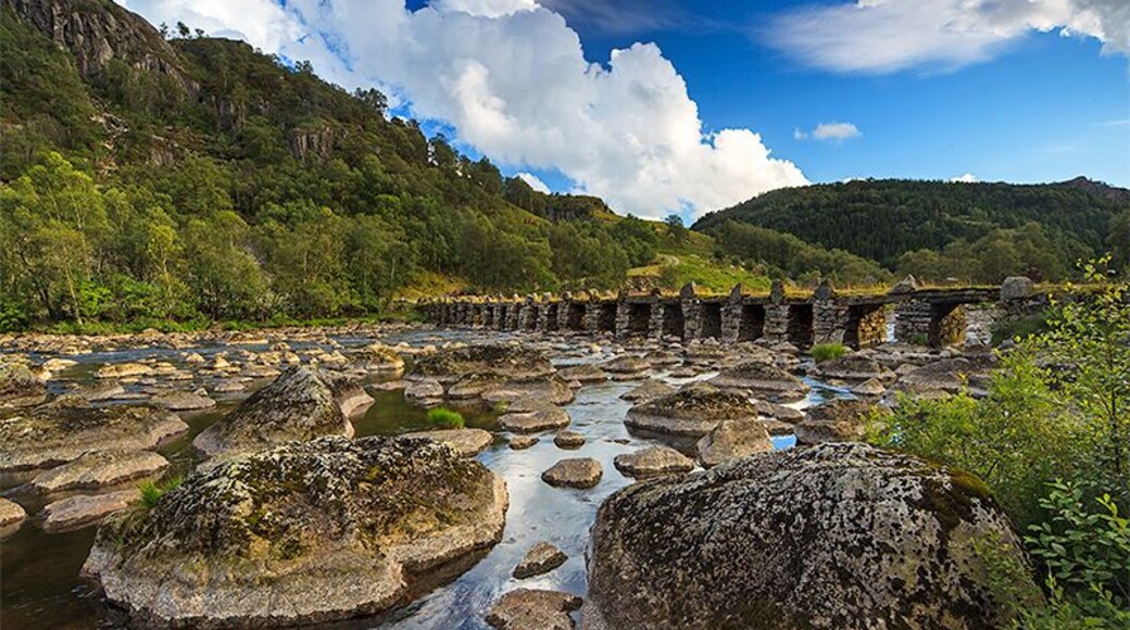 Terland Klopp is a 60m long stobe slab bridge with 21 water runs. #waterlust