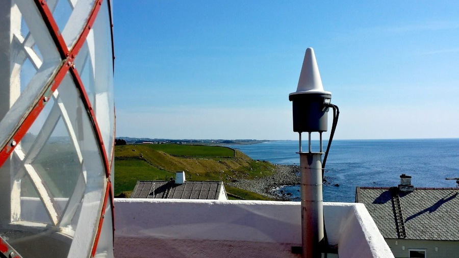 My "secret" place. I can sit here for hours watching the different shades of blue and listen to the waves crashing in from the North Sea...
Obrestad lighthouse was built in 1873, renovated in 1949 and automated 1991. It was also used by German occupation forces in WWII as part of their coastal defense system.
In 950 Erik the Red, founder of the first Norse settlement in Greenland was born nearby. Erik the Red was also the father of the famous Viking explorer Leiv Erikson, who was the first European to set foot on the American mainland in 1003.