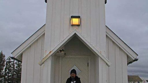 The smallest Varhaug church.