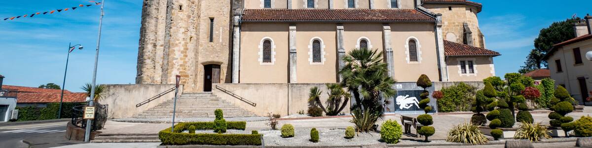 Igreja de São Jorge de Maremne no País Basco, França
