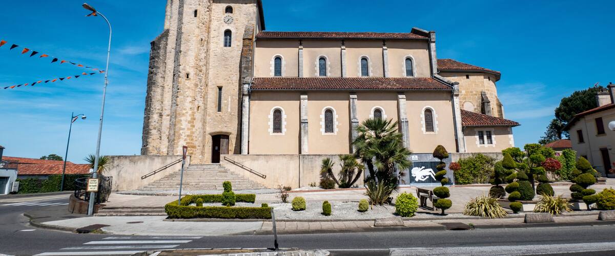 Igreja de São Jorge de Maremne no País Basco, França