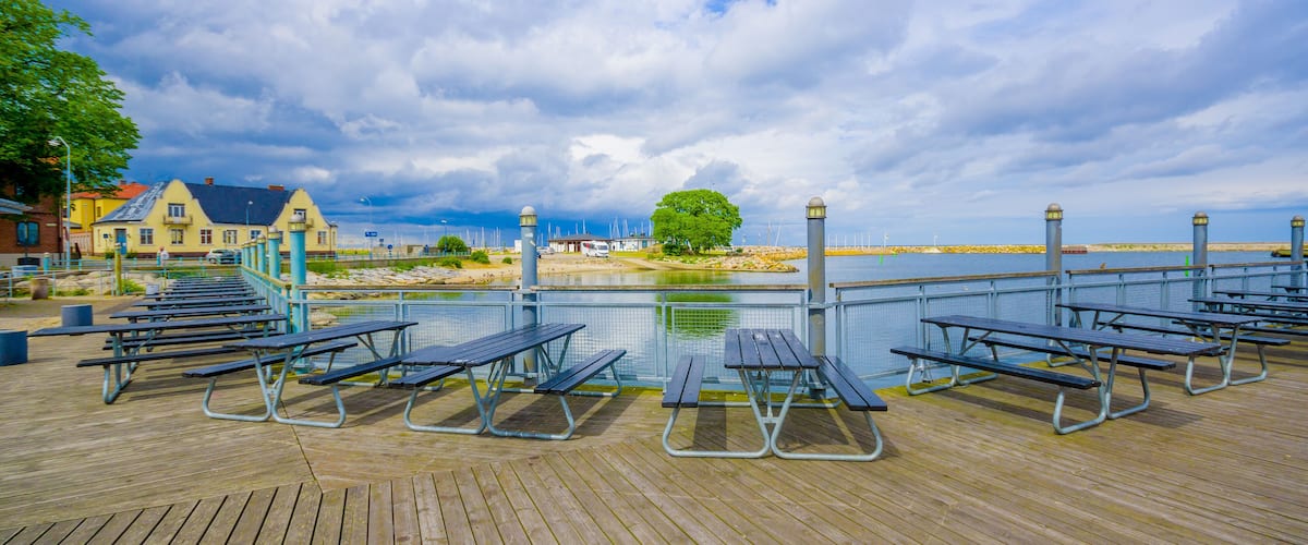 Harbour in Simrishamn, Sweden