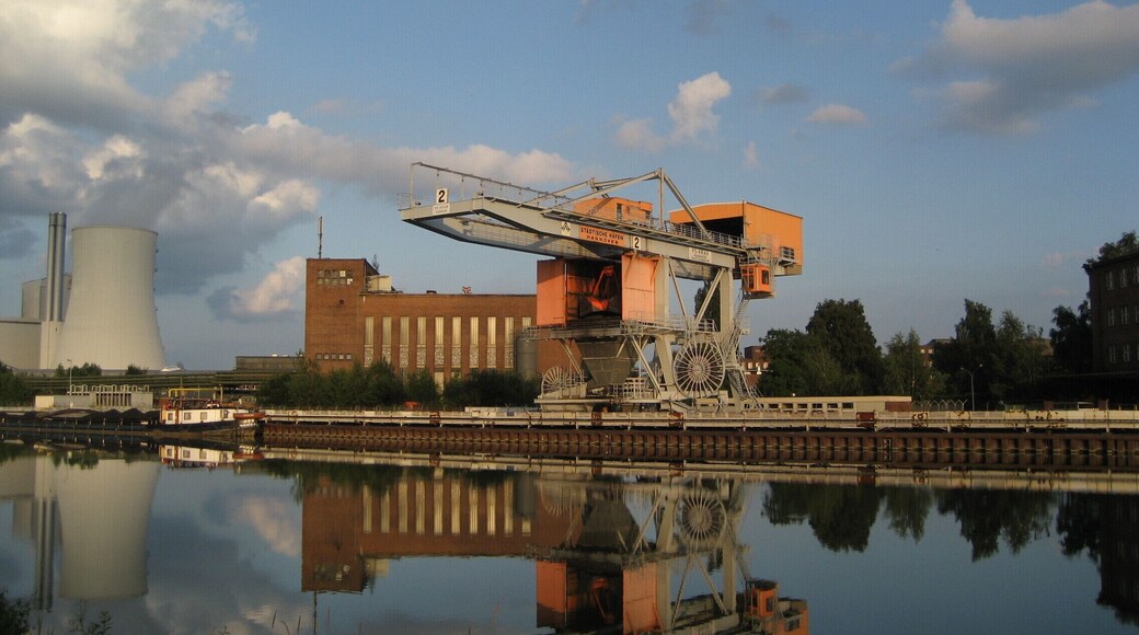 Kran am Mittellandkanal