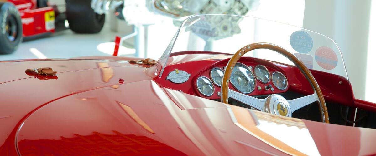 Museo Casa Enzo Ferrari featuring interior views