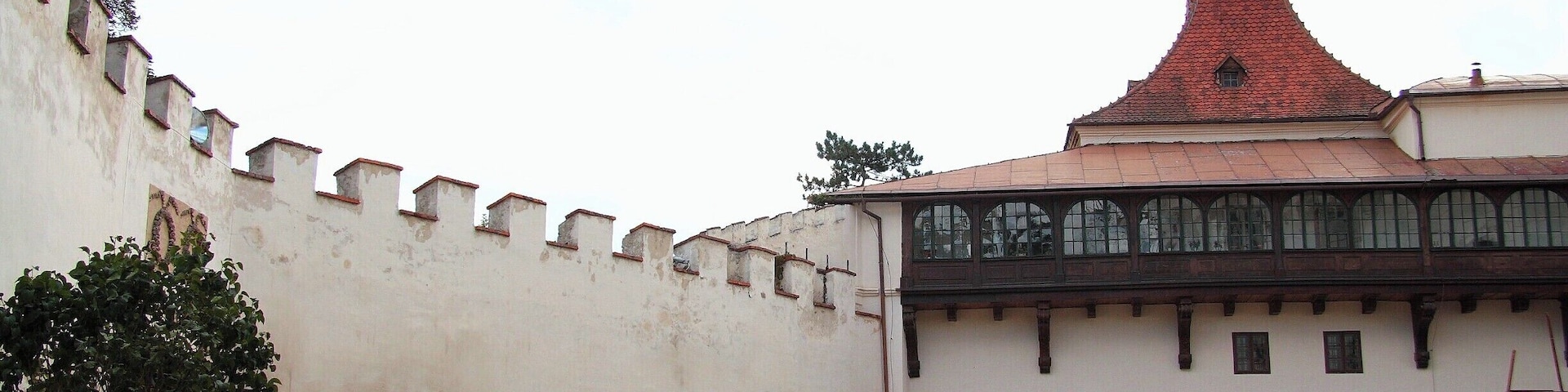 State castle Náměšť nad Oslavou.
The interior of the castle offers a unique display of tapestries, precious paintings or historical furniture, the castle chapel is remarkable for its architecture and baroque equipment, the library for its rich book stock and a barrel ceiling with the unique fresco decoration and the inner courtyard attracts with decorated renaissance arcades.
https://www.zamek-namest.cz/en