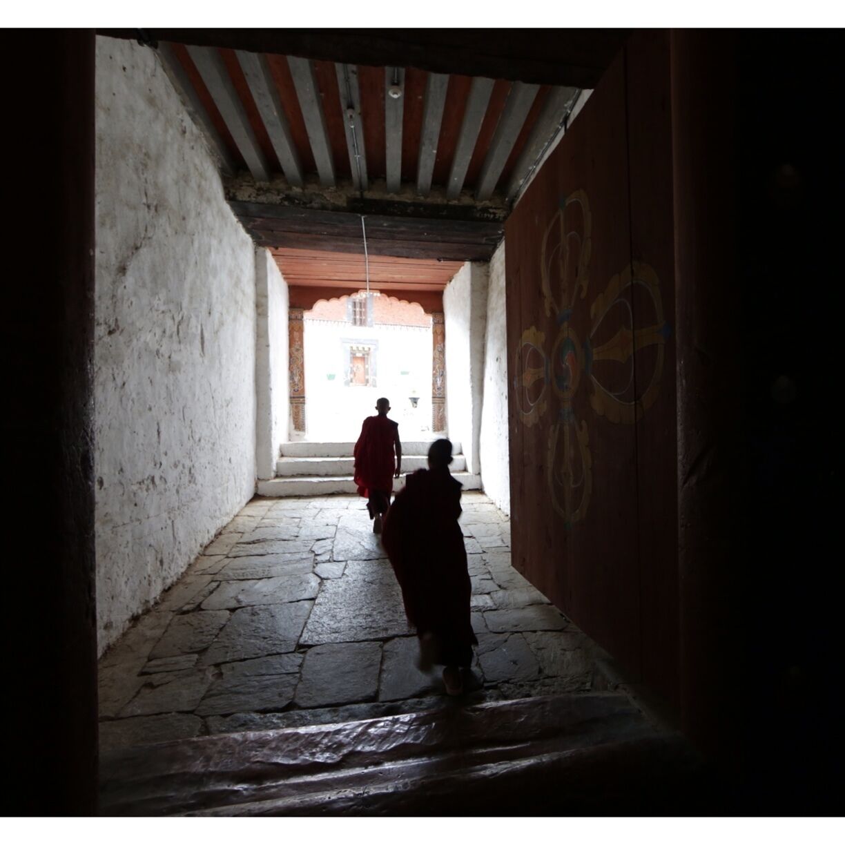  Monks , coming through ...