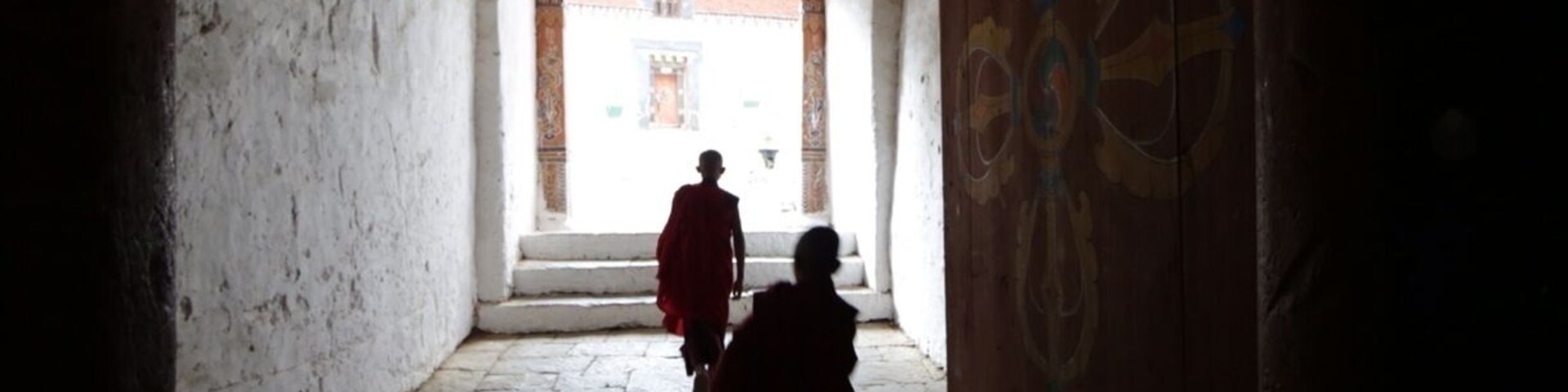 Monks , coming through ...