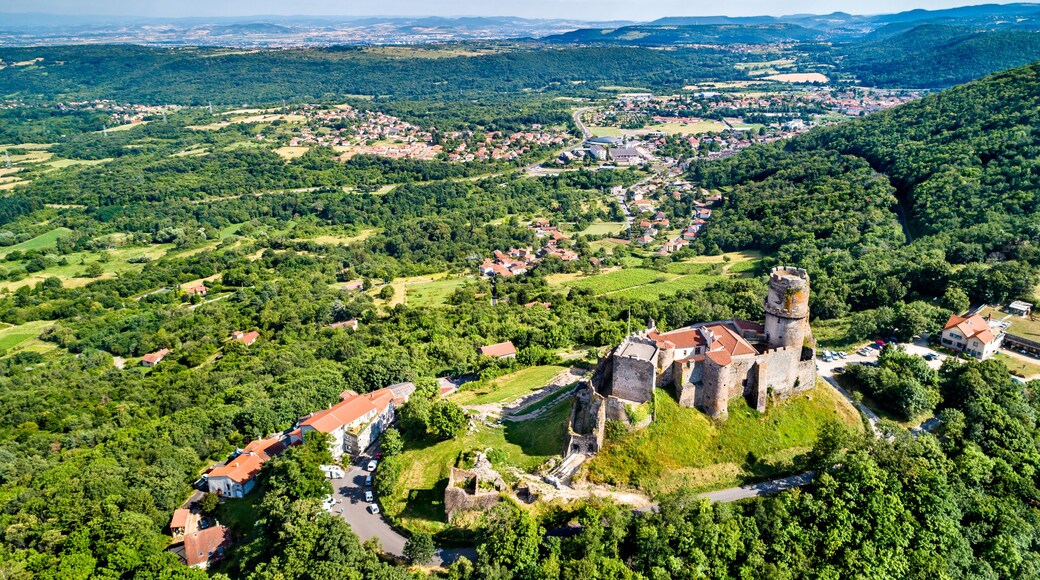 The Chateau de Tournoel, a castle in the Puy-de-Dome department of France