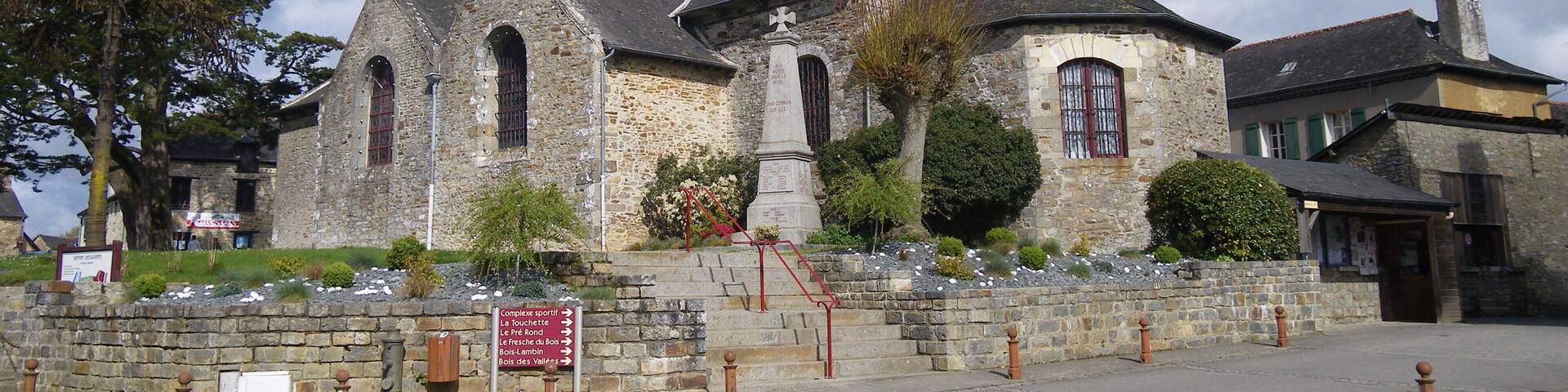 l'eglise de st germain sur ille