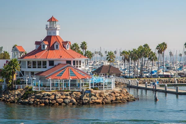 Shoreline Village showing a bay or harbor