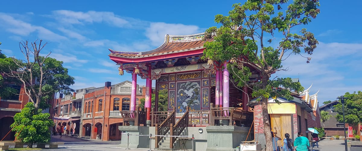 The old Chinese temple in the National Central for Traditional Art, Yilan, Taiwan, Shutterstock ID 1273997329, Purchase Order: SP-1880, Order Number: SP-1880 Hcom Go Guides, Client/Licensee: Hotels.co