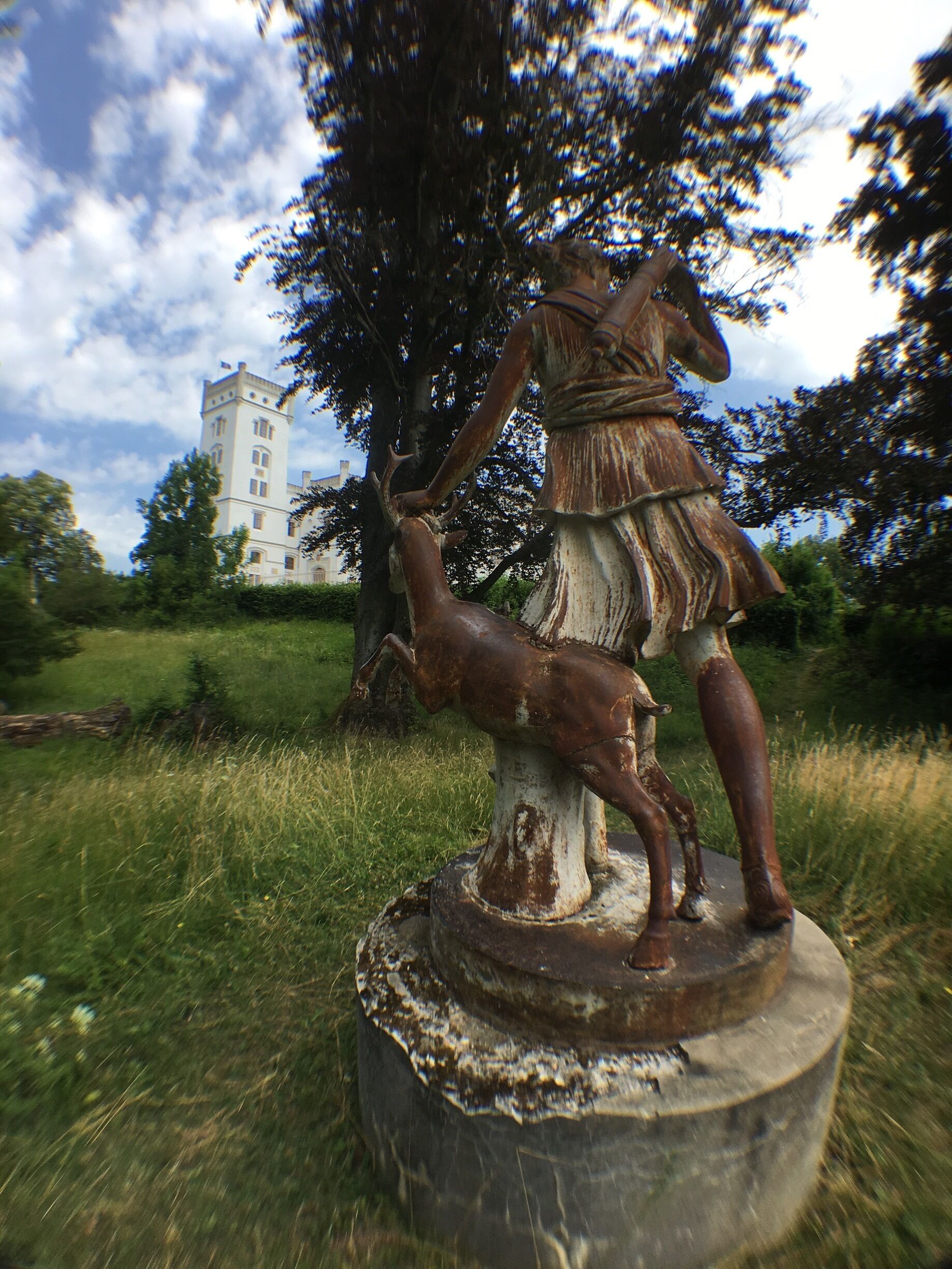 There is a beautiful place. Chateau Novy Svetlov. 