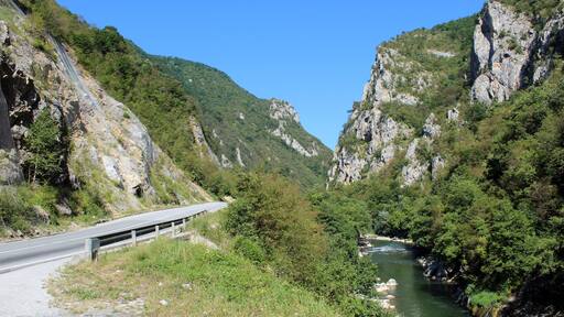 River Lim gorge between Serbia and Montenegro