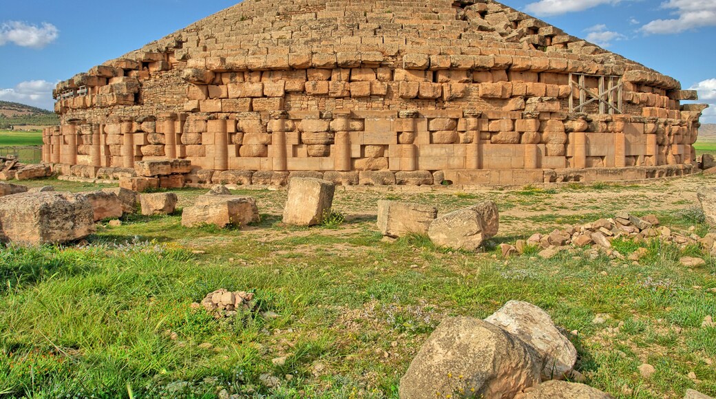 Medracen - a royal mausoleum-temple of the Berber Numidian Kings near Batna city - Algeria