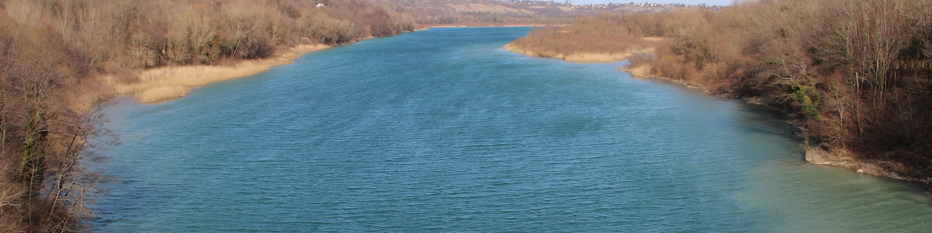 Rhône viewed from Pont Carnot