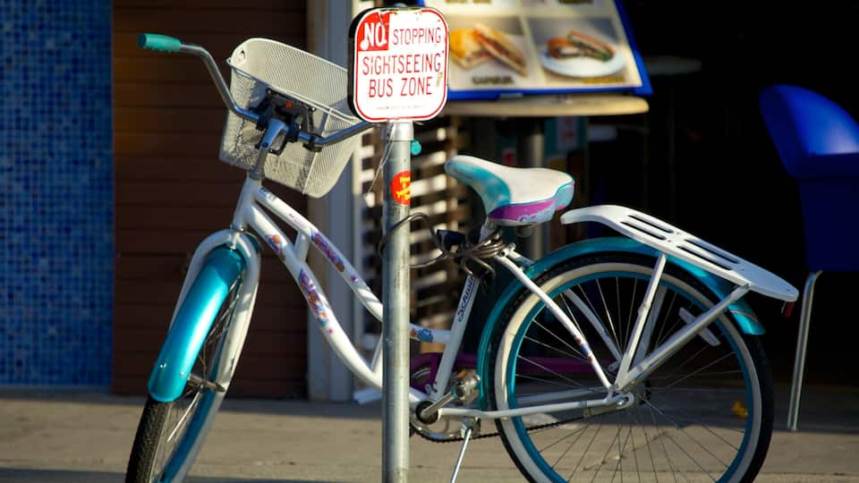 Melrose Avenue which includes signage and cycling