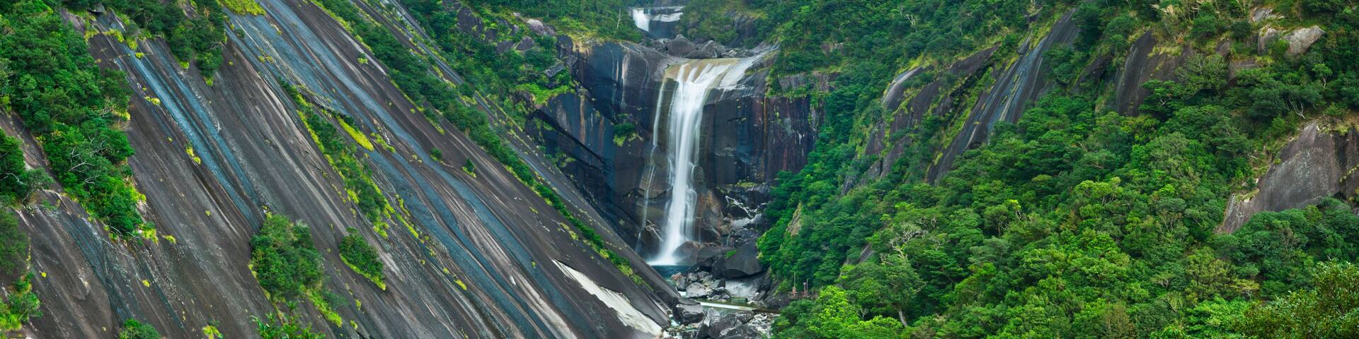 The Senpiro Falls on Yakushima Island, Japan