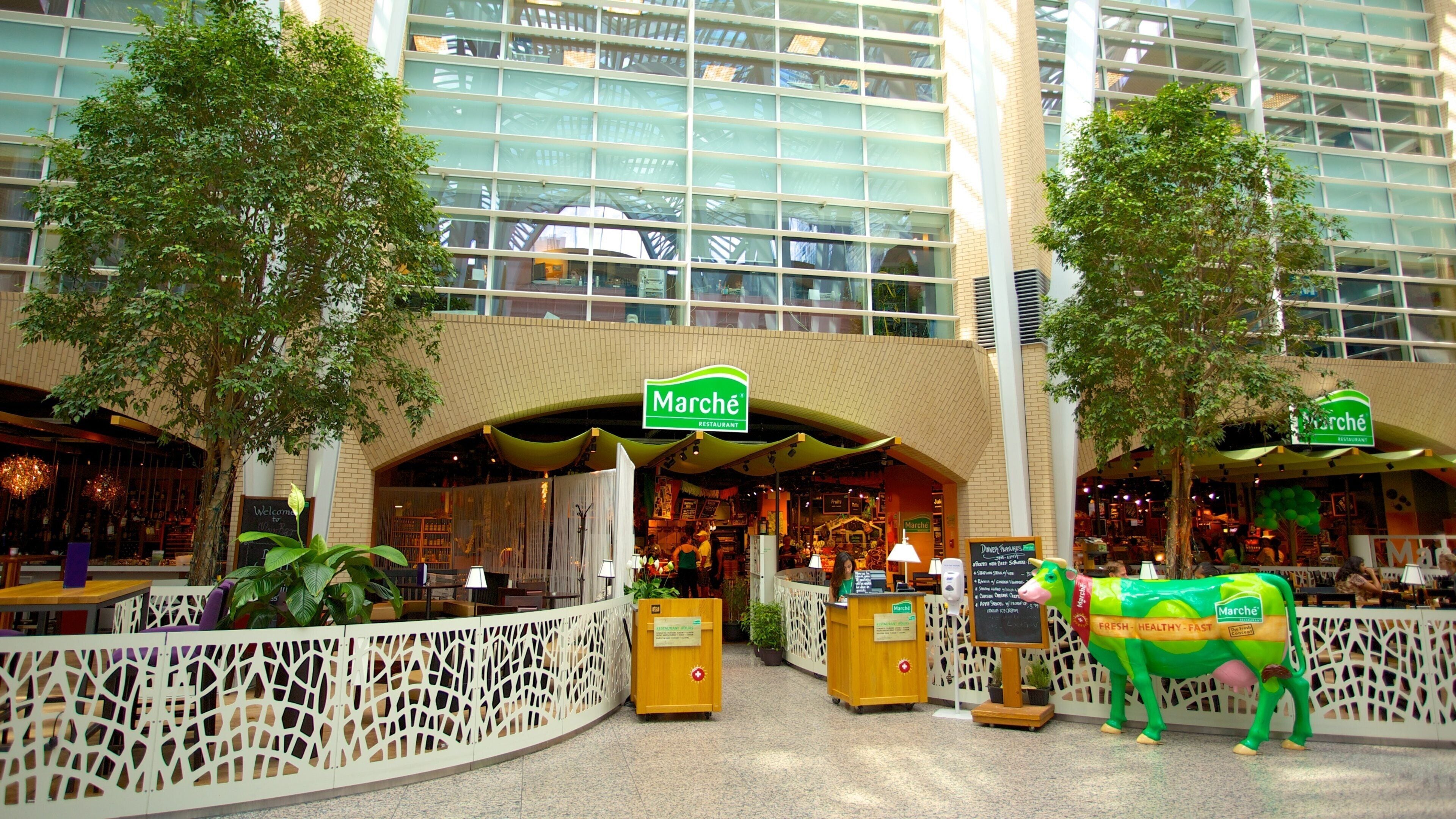 PATH Underground Shopping Mall showing interior views, a city and shopping