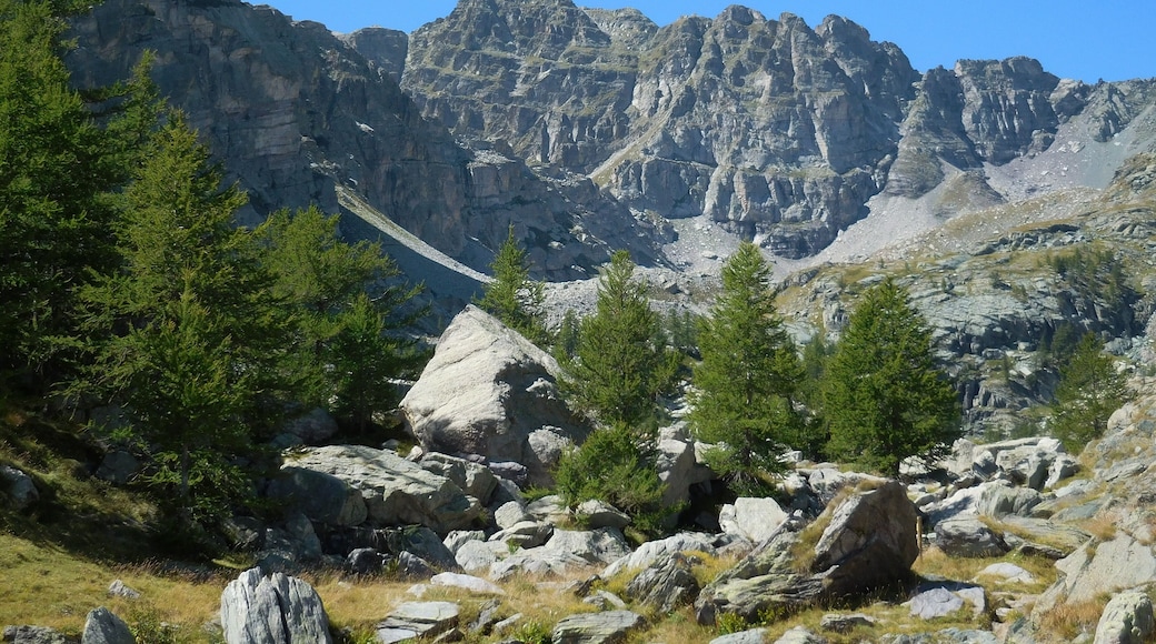 Le mont Bégo, vu depuis un peu au sud du Gias des Pasteurs à Fontanalba.