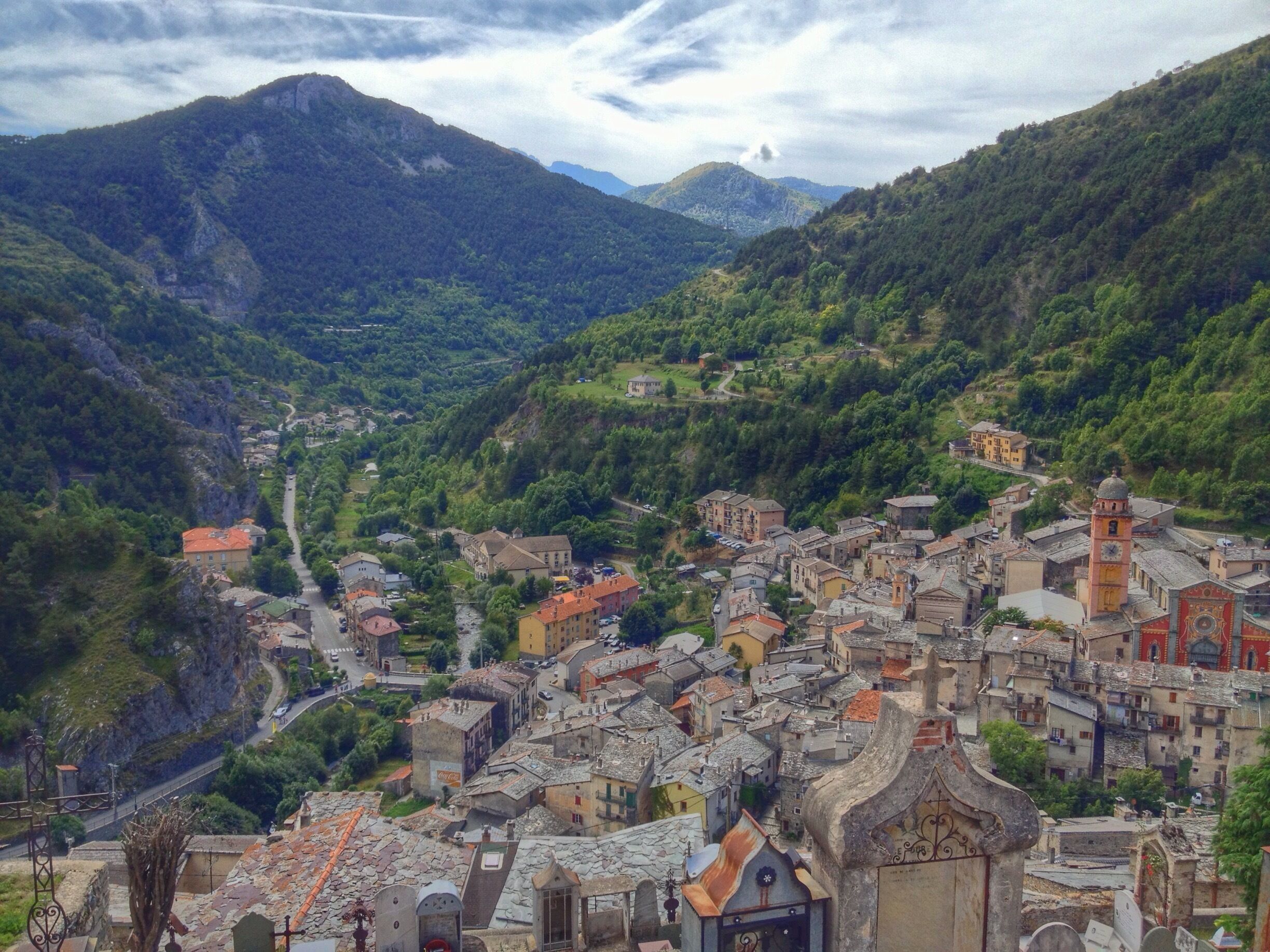 This shot was taken from the hill overlooking Tende, France. You can get there by taking the Train des Merveilles from Nice!